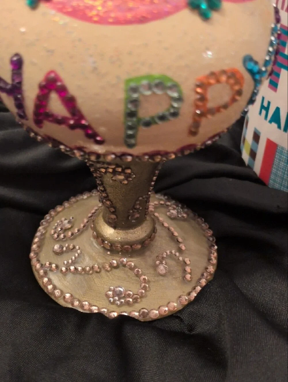 Happy birthday Day Multicolor Decorative Party Goblet by Hallmark